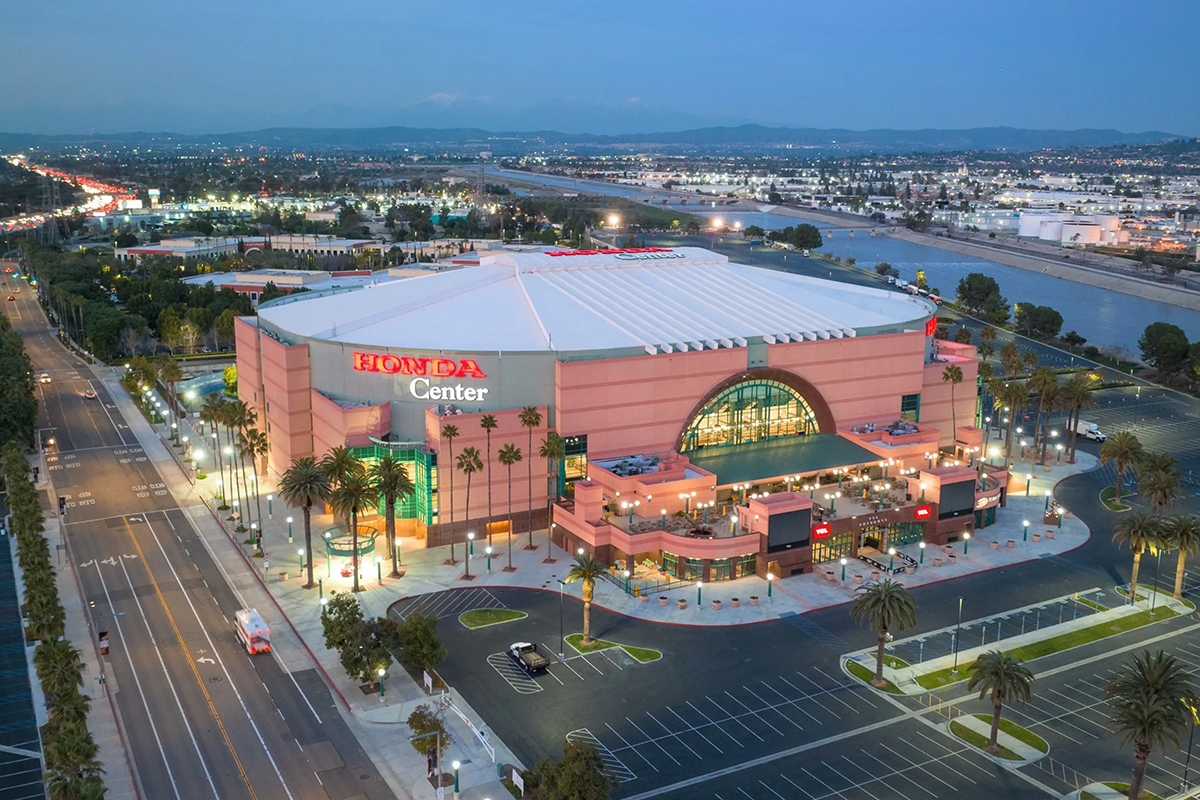 Honda Center Aerial