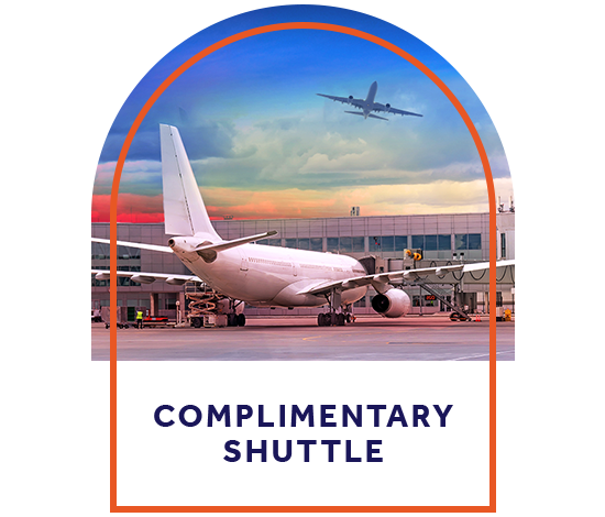 Complimentary Shuttle Graphic