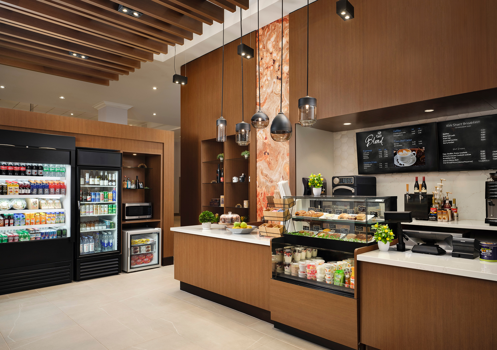 Grab-and-go Cafe at Hotel Zessa in Santa Ana