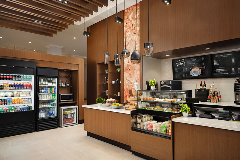 Grab and Go Cafe at Hotel Zessa in Santa Ana