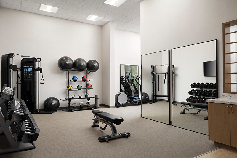 Gym & Fitness Area at Hotel Zessa in Santa Ana