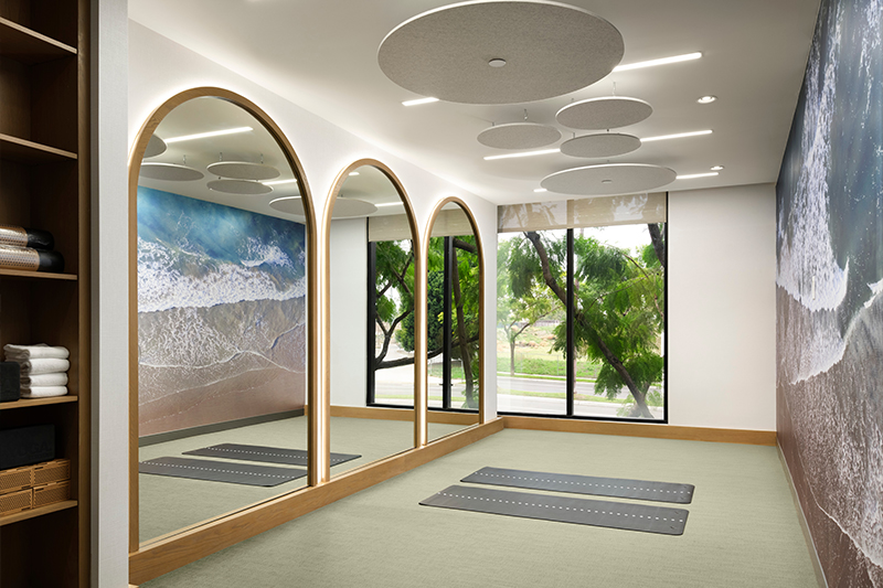 Yoga Studio at Hotel Zessa in Santa Ana