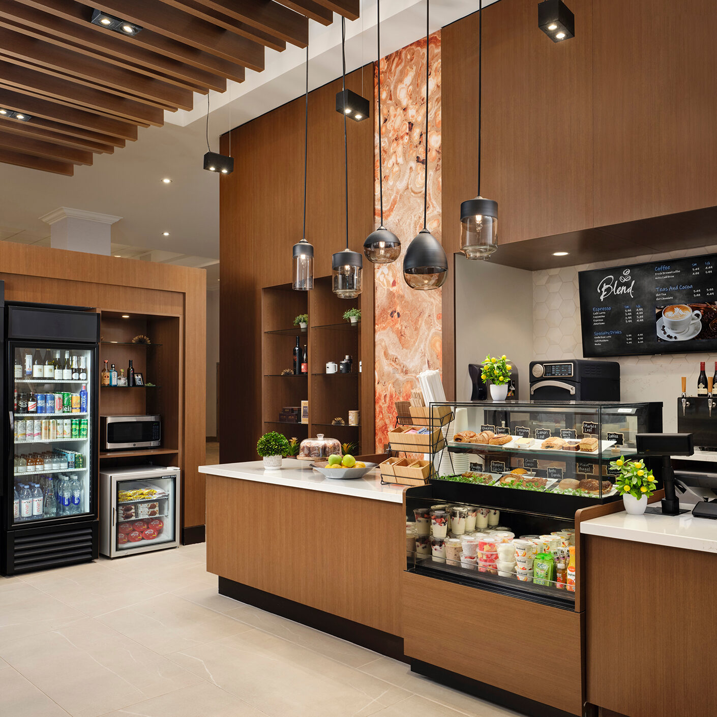 Grab-and-go Cafe at Hotel Zessa in Santa Ana